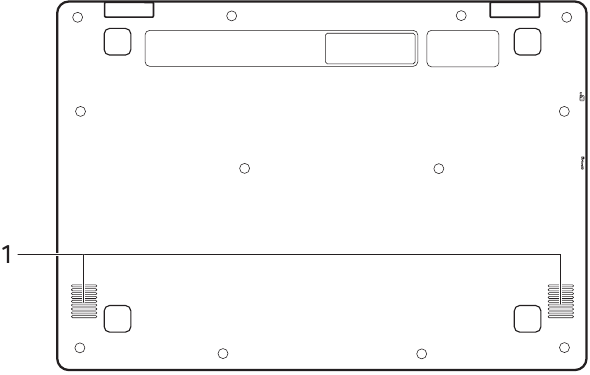 Acer - Chromebook Spin 311 - Bottom view Bottom view