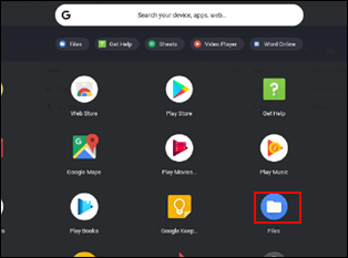 Acer - Chromebook Spin 311 - Sync files from Downloads to Google Drive - Step 1 Sync files from Downloads to Google Drive - Step 1