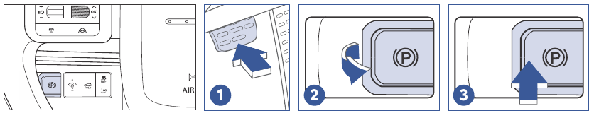 Hyundai - SANTA FE 2025 - ELECTRIC PARKING BRAKE (EPB) ELECTRIC PARKING BRAKE (EPB)