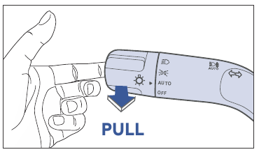 Hyundai - SANTA FE 2025 - Flashing headlights Flashing headlights
