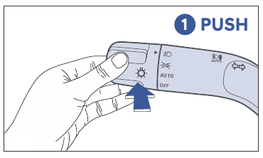 Hyundai - SANTA FE 2025 - High beam - Step 1 High beam - Step 1