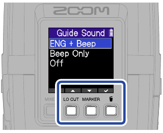 ZOOM - H2essential - Making settings/first turned on - Accessibility setting Making settings/first turned on - Accessibility setting