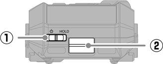 ZOOM - H6essential - Functions of parts - Front end Functions of parts - Front end