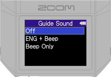 ZOOM - H6essential - Making settings / first turned on - Accessibility setting Making settings / first turned on - Accessibility setting