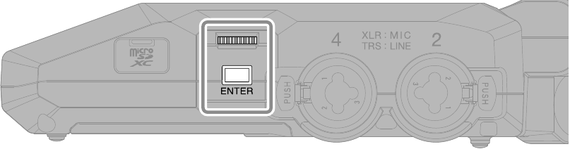 ZOOM - H6essential - Making settings when first turned on Making settings when first turned on