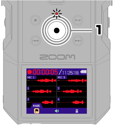 ZOOM - H6essential - Recording - Step 1 Recording - Step 1