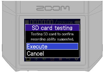 ZOOM - H6essential - Settings / first turned on - Battery type setting - Step 2 Settings / first turned on - Battery type setting - Step 2
