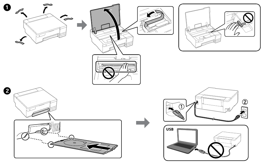 Epson - L8050 Series - Setting Up - Step 1 Setting Up - Step 1