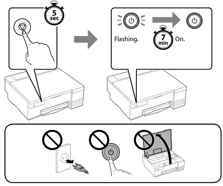 Epson - L8050 Series - Setting Up - Step 11 Setting Up - Step 11
