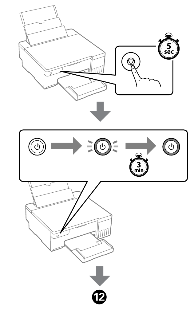 Epson - L8050 Series - Setting Up - Step 16 Setting Up - Step 16
