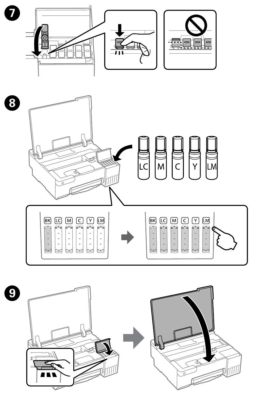 Epson - L8050 Series - Setting Up - Step 9 Setting Up - Step 9