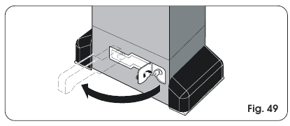 FAAC - 844 - MANUAL OPERATION - Step 2 MANUAL OPERATION - Step 2