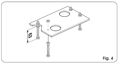 FAAC - 844 - MASONRY FOR FOUNDATION PLATE - Step 1 MASONRY FOR FOUNDATION PLATE - Step 1
