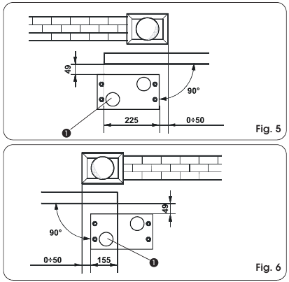 FAAC - 844 - MASONRY FOR FOUNDATION PLATE - Step 2 MASONRY FOR FOUNDATION PLATE - Step 2