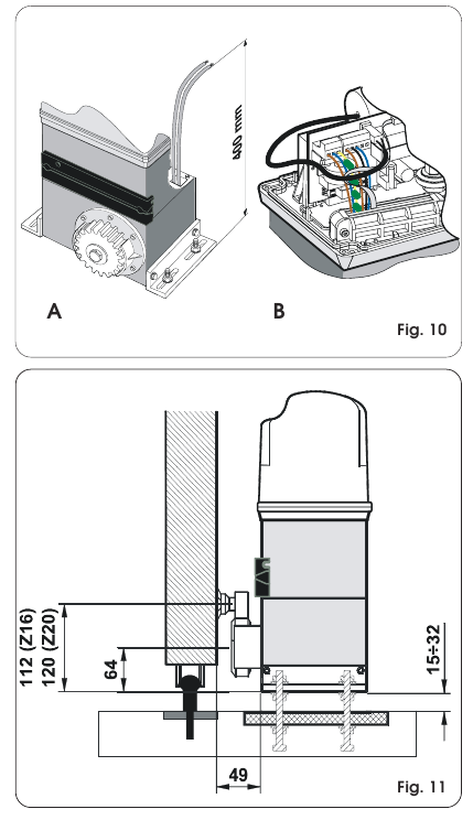 FAAC - 844 - MECHANICAL INSTALLATION - Step 3 MECHANICAL INSTALLATION - Step 3