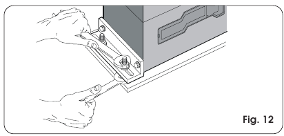 FAAC - 844 - MECHANICAL INSTALLATION - Step 4 MECHANICAL INSTALLATION - Step 4