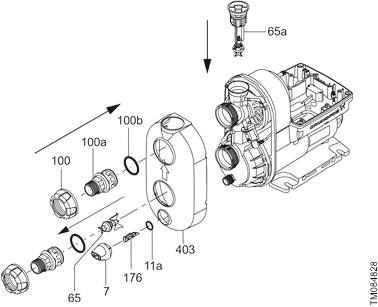 Grundfos - SCALA2 - Fitting the pressure tank - Step 7 Fitting the pressure tank - Step 7