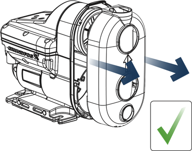Grundfos - SCALA2 - Removing the cover - Step 2 Removing the cover - Step 2