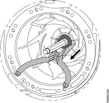 Grundfos - SCALA2 - Removing the shaft seal Removing the shaft seal