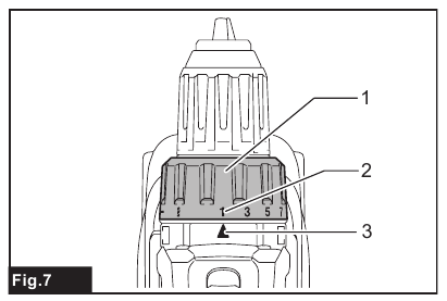 Makita - DDF484 - Adjusting the fastening torque Adjusting the fastening torque