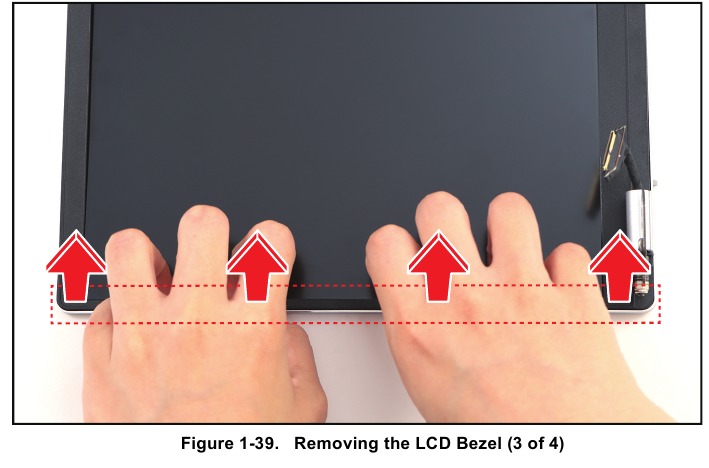 Acer - Swift Go 14 - LCD Bezel Removal - Step 3 LCD Bezel Removal - Step 3