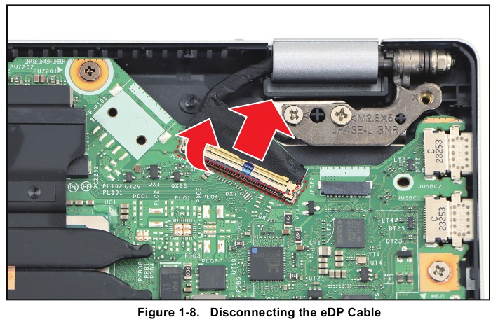 Acer - Swift Go 14 - LCD Module Removal - Step 1 LCD Module Removal - Step 1