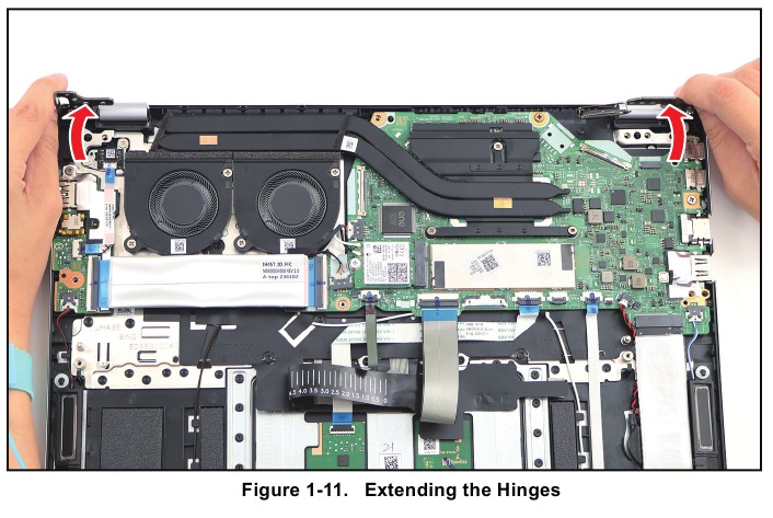 Acer - Swift Go 14 - LCD Module Removal - Step 4 LCD Module Removal - Step 4