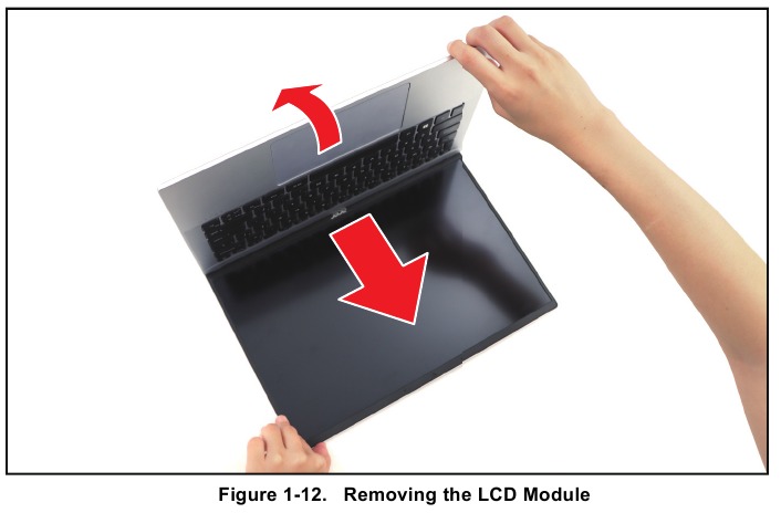 Acer - Swift Go 14 - LCD Module Removal - Step 5 LCD Module Removal - Step 5