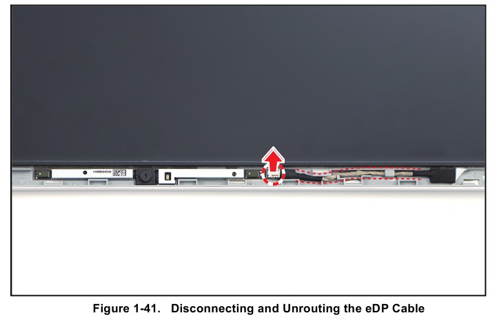Acer - Swift Go 14 - LCD Panel Removal - Step 1 LCD Panel Removal - Step 1