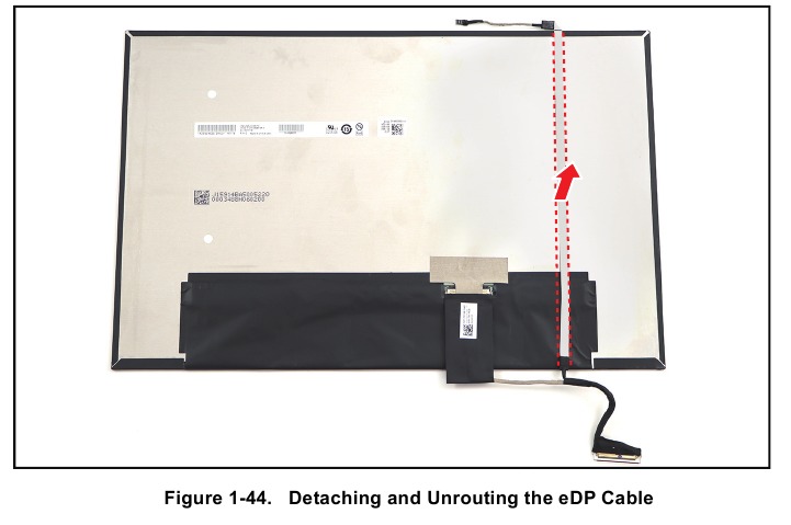 Acer - Swift Go 14 - LCD Panel Removal - Step 4 LCD Panel Removal - Step 4