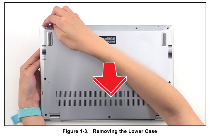 Acer - Swift Go 14 - Lower Case Removal - Step 3 Lower Case Removal - Step 3