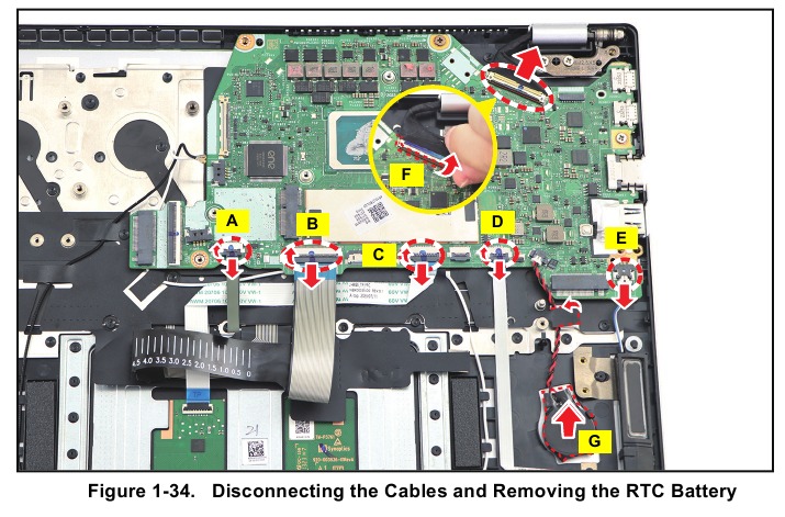 Acer - Swift Go 14 - Mainboard Removal - Step 1 Mainboard Removal - Step 1