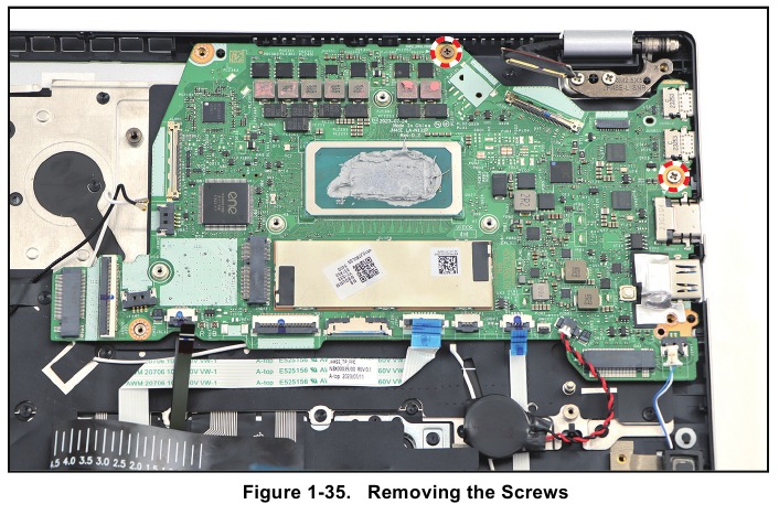 Acer - Swift Go 14 - Mainboard Removal - Step 2 Mainboard Removal - Step 2
