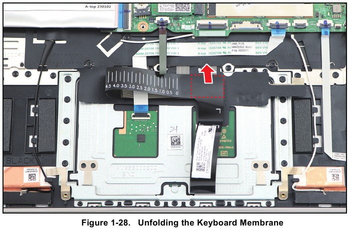 Acer - Swift Go 14 - Touchpad Removal - Step 2 Touchpad Removal - Step 2