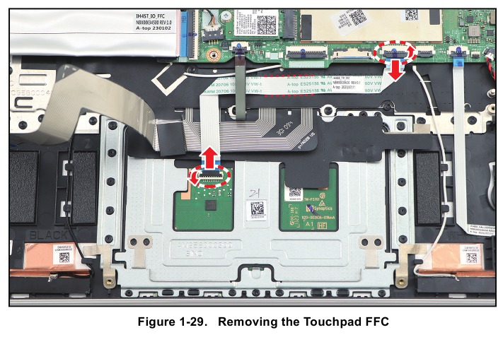 Acer - Swift Go 14 - Touchpad Removal - Step 3 Touchpad Removal - Step 3