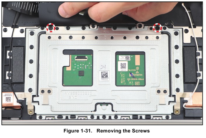Acer - Swift Go 14 - Touchpad Removal - Step 5 Touchpad Removal - Step 5
