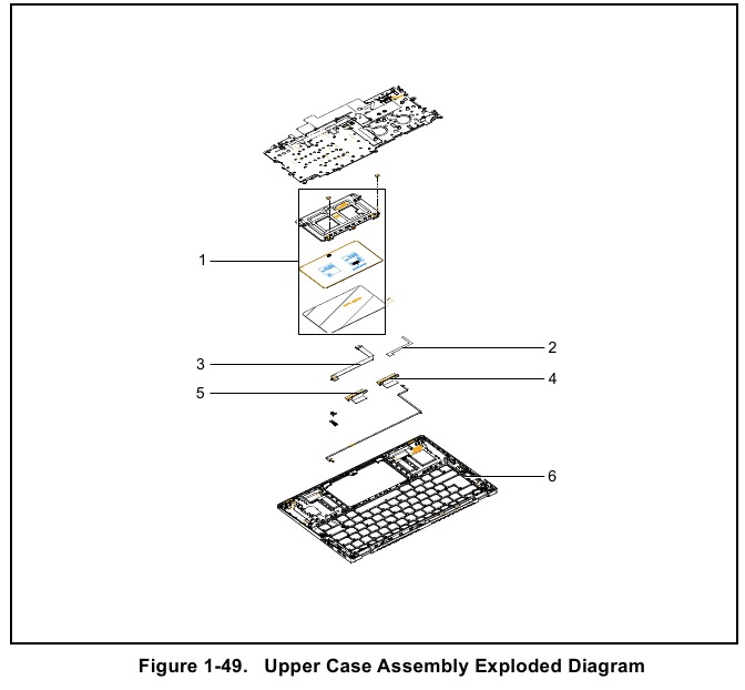 Acer - Swift Go 14 - Upper Case Assembly Upper Case Assembly