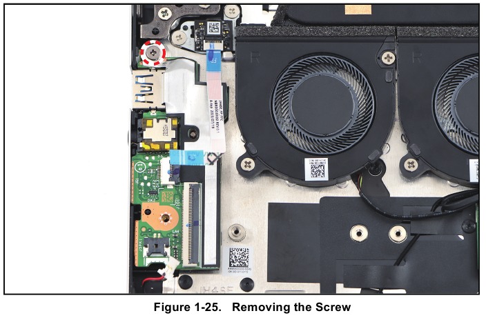 Acer - Swift Go 14 - USB Board Removal - Step 2 USB Board Removal - Step 2