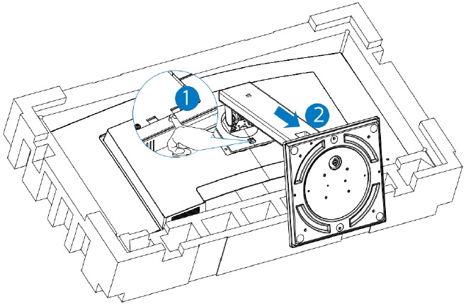 Philips - 345B1C - Disassembly - Step 1 Disassembly - Step 1
