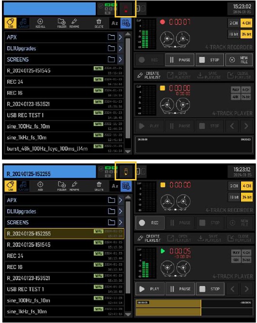 Behringer - WING COMPACT - Using the USB Recorder Using the USB Recorder