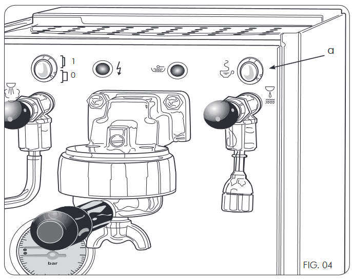 Bezzera - BZ10 - Preparing coffee Preparing coffee