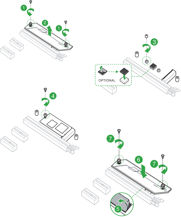 Asus - PRIME H510M-A - M.2 Installation M.2 Installation