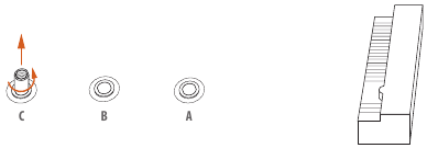 ASROCK - N100M - M.2 SSD Module Installation - Step 3 M.2 SSD Module Installation - Step 3