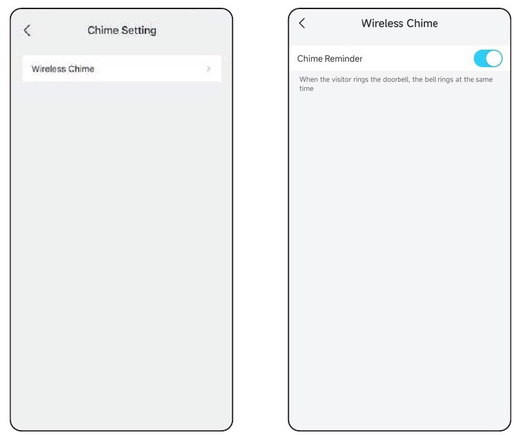 ieGeek - Bell J1 - Chime settings - Step 2 Chime settings - Step 2