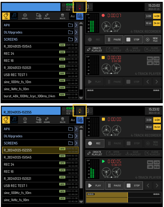 Behringer - WING RACK - Using the USB Recorder Using the USB Recorder