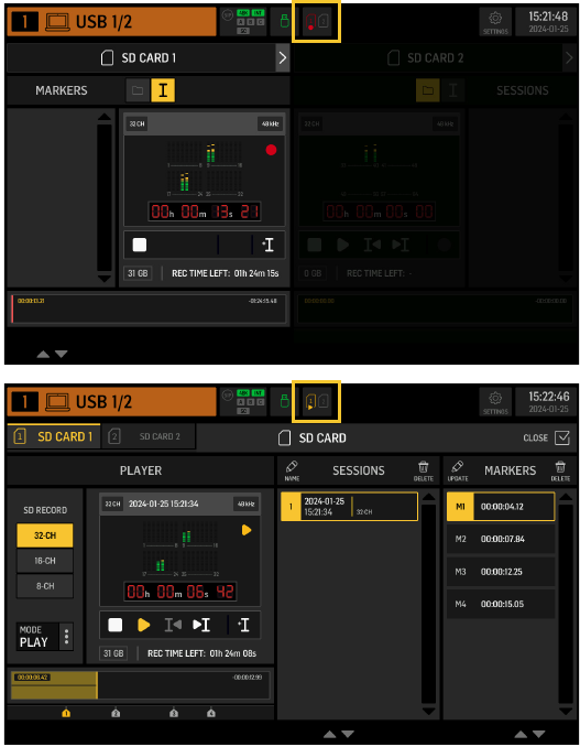 Behringer - WING RACK - Using the WING-LIVE SD Recorder Using the WING-LIVE SD Recorder