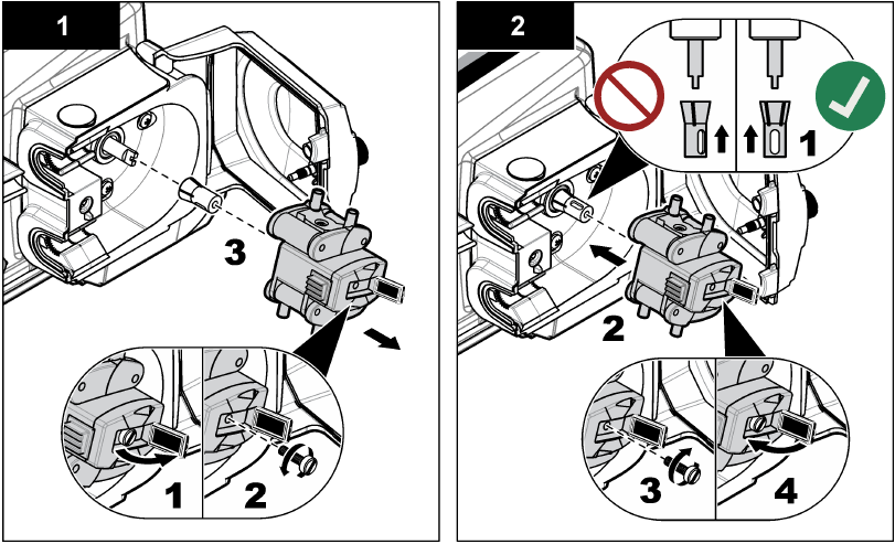 Hach - AS950 - Maintenance - Step 2 - Clean the rotor Maintenance - Step 2 - Clean the rotor