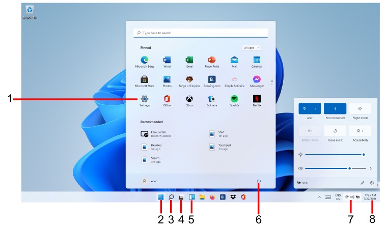 Acer - Aspire TC-1660-UA19 - THE WINDOWS OS DESKTOP THE WINDOWS OS DESKTOP