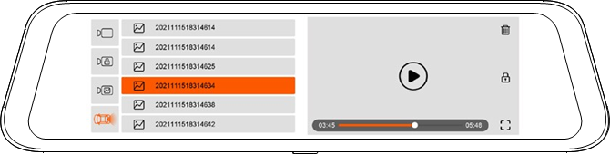 Wolfbox - G840H - Playback Mode Playback Mode