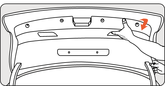 Wolfbox - G840H - Rear Camera Wiring Instructions - Step 4 Rear Camera Wiring Instructions - Step 4